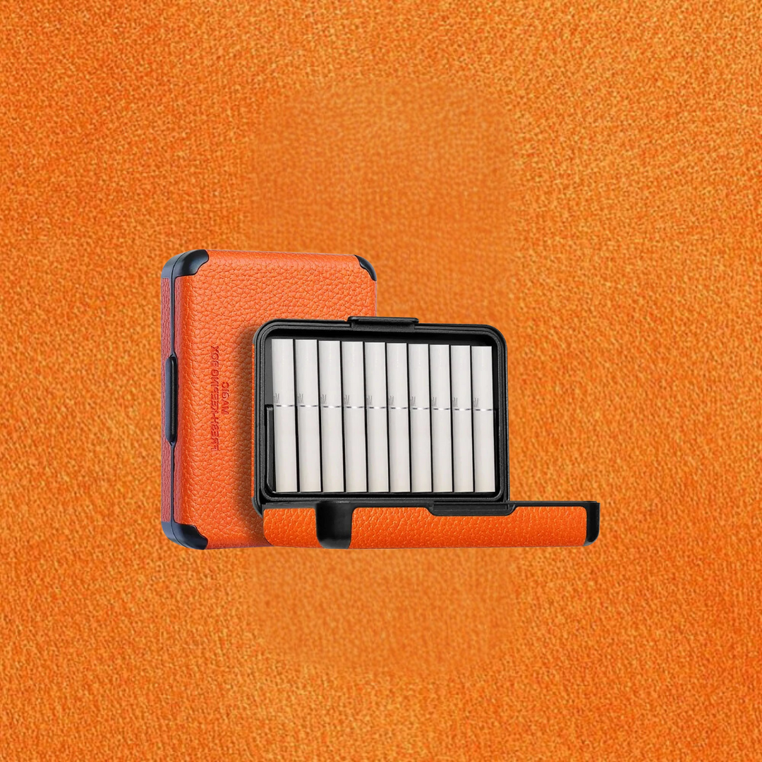 Orange Leather Cover Terea